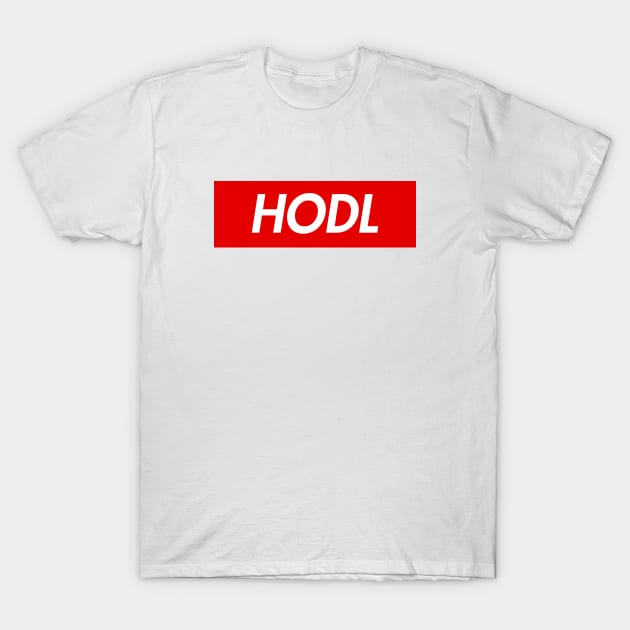 HODL T-Shirt by YiannisTees